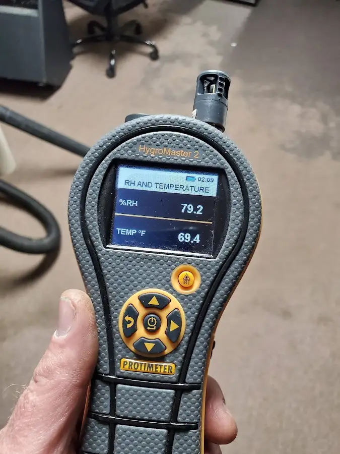 Moisture meter humidity assessment for Fire & Smoke Damage Restoration in Willow Oak